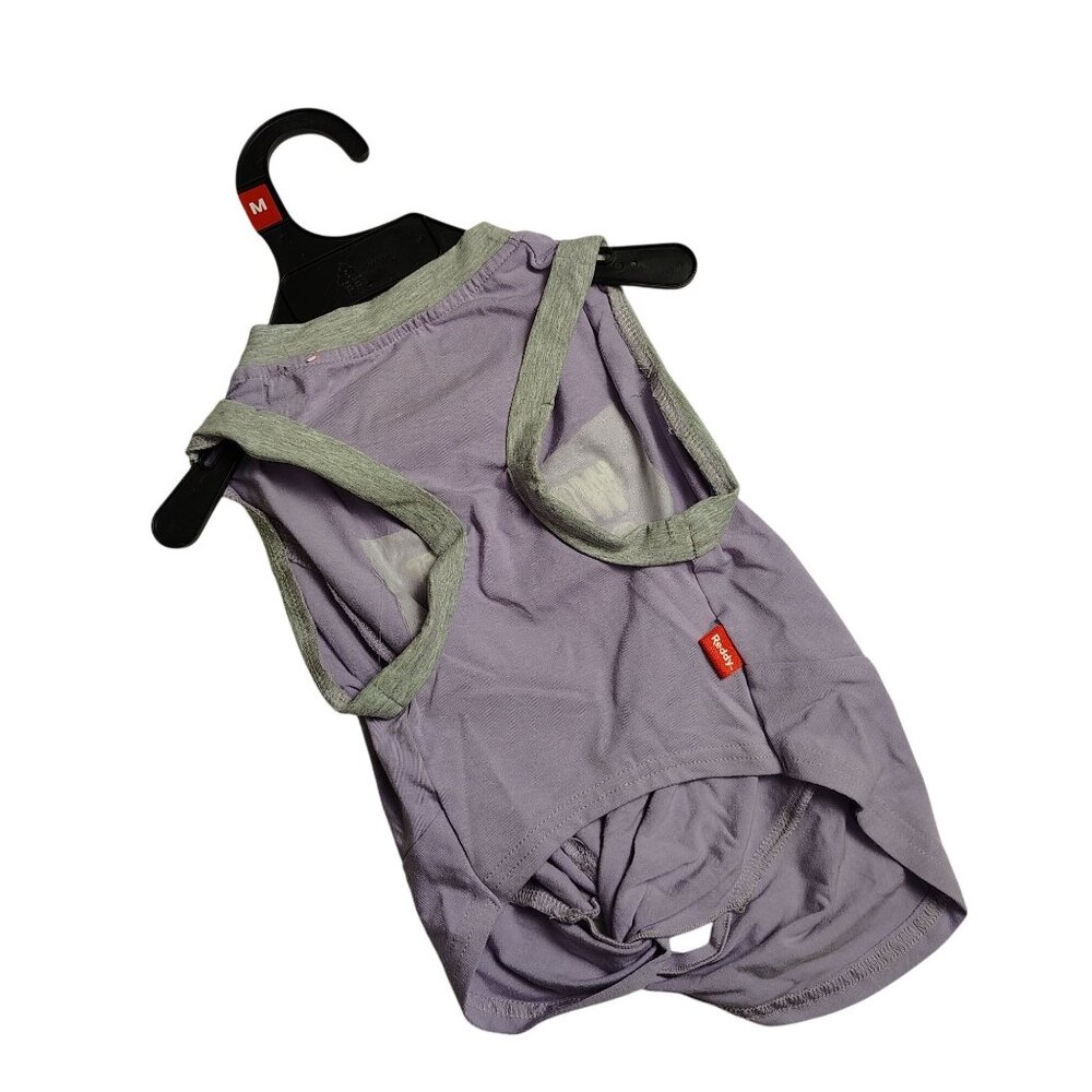 Reddy Dog Medium Lightweight Workout Partner Purple T-Shirt For Pets - Picture 2 of 6